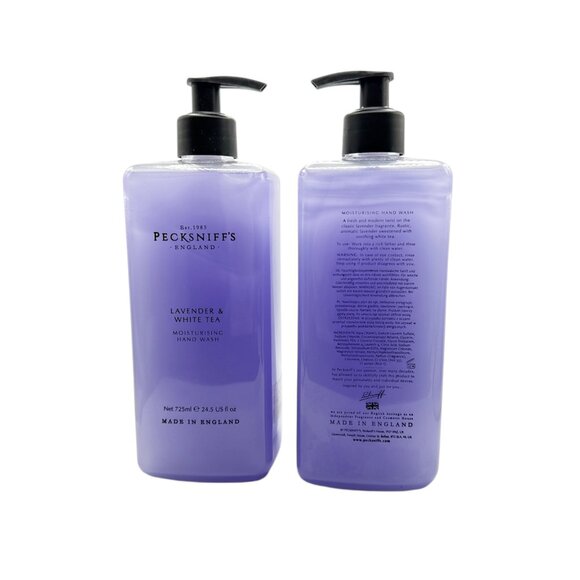 NEW 3x Pecksniffs Lavender & White Tea Moisturising Hand Wash 25.3 fl oz - Picture 2 of 4